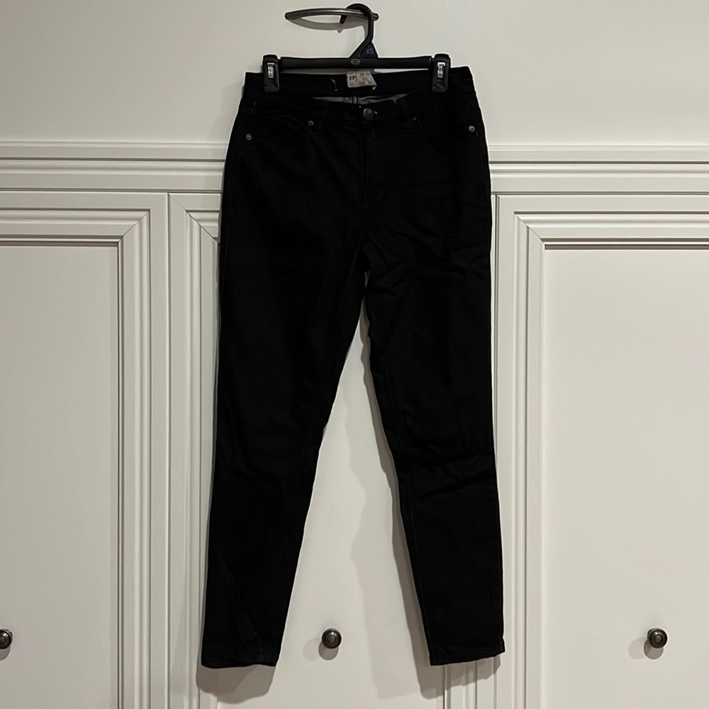 Free People Jeans Black Size 26 High Rise Skinny